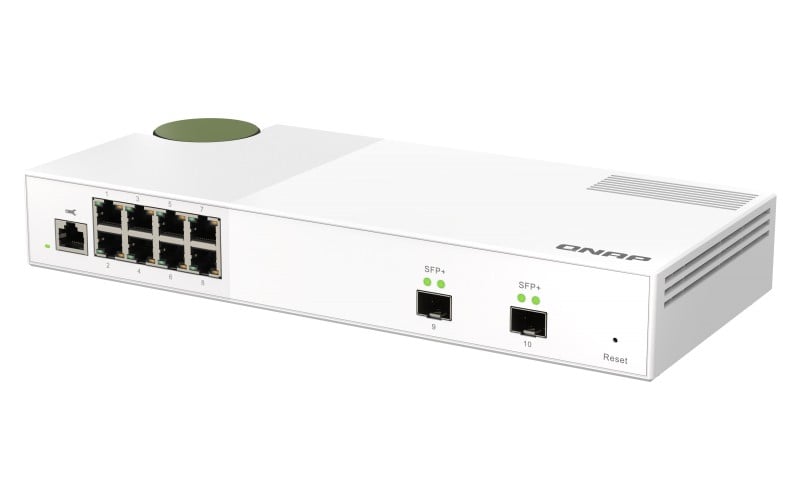 QNAP QSW-M2108-2S commutateur réseau Géré L2 2.5G Ethernet (100/1000/2500) Gris
