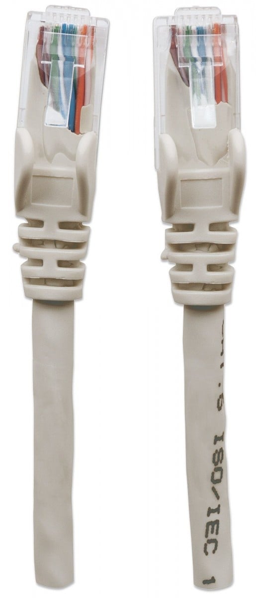 Intellinet RJ-45 M/M, 20m câble de réseau Gris Cat6 U/UTP (UTP)