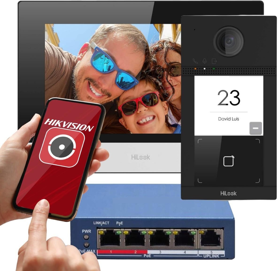 Hilook by Hikvision Kit de vidéophone IP-VIS-Pro