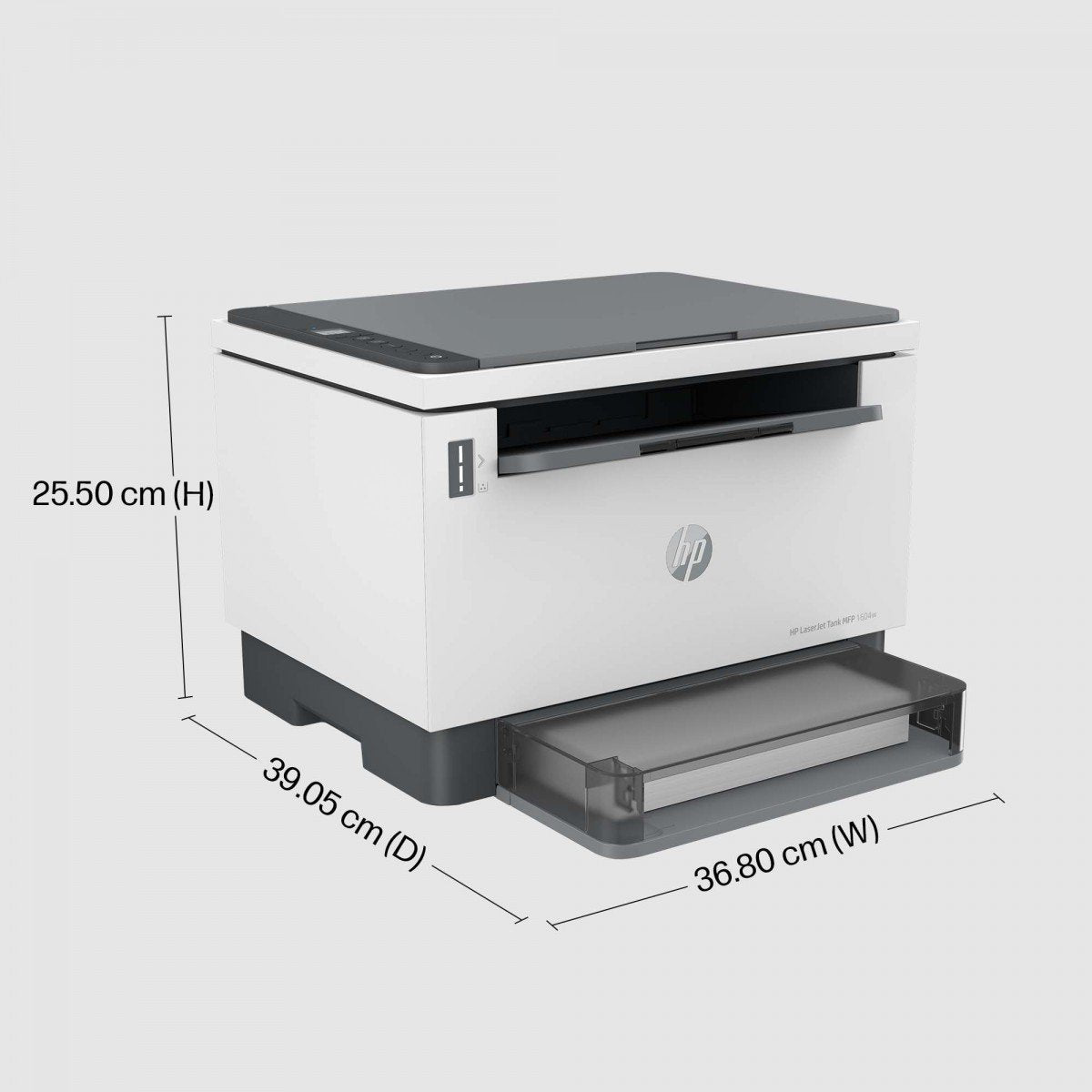 HP LaserJet Tank MFP 1604w MFP Mono B/W laser 216x297mm A4 14ppmcopy 22ppmprint 150 sheets USB 2.0 LAN Wi-Fi Bluetooth