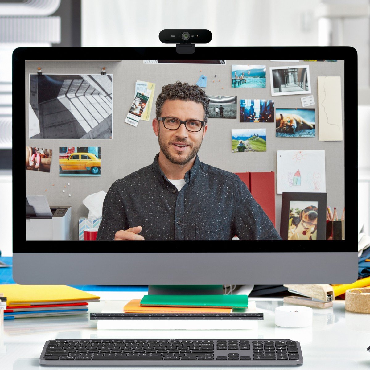 Logitech 960-001194 BRIO Stream Webcam 1080p 60 ips USB 3.0 Noir