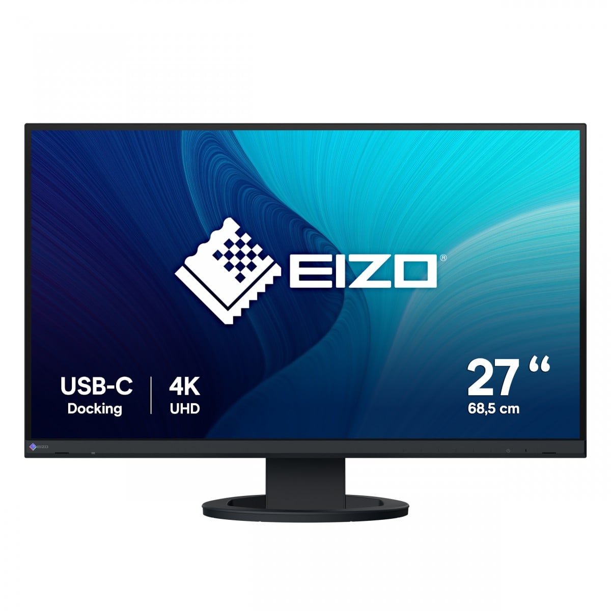 "EIZO EV2740S-BK Moniteur 27"" 3840x2160 IPS Noir USB-C, DP, HDMI, 4x USB-A"