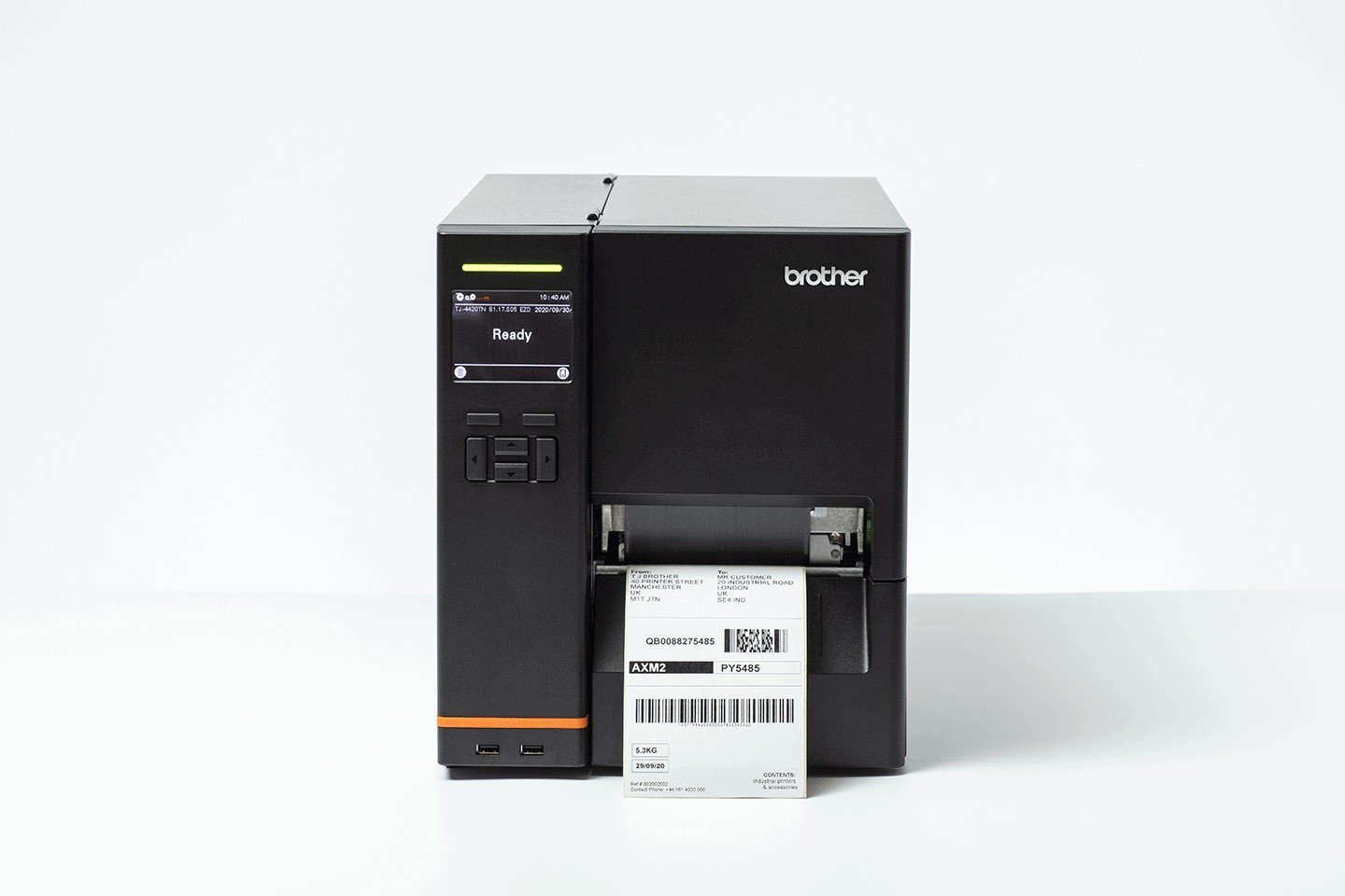 BROTHER Titan Industrial Printer TJ-4420TN Label printer direct thermal 114mm 203dpi 356mm/sec USB 2.0 LAN serial USB host