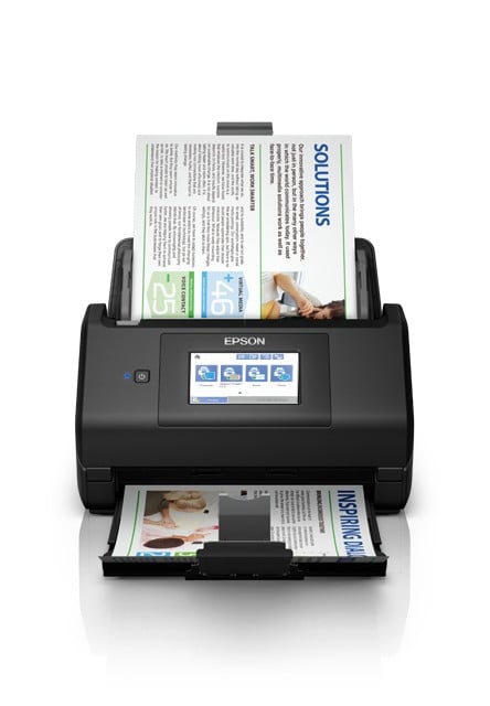EPSON WorkForce ES-580W Document scanner Contact Image Sensor CIS Duplex 600x600dpi 35ppm ADF 100sheets 4000scans/d USB Wi-Fi