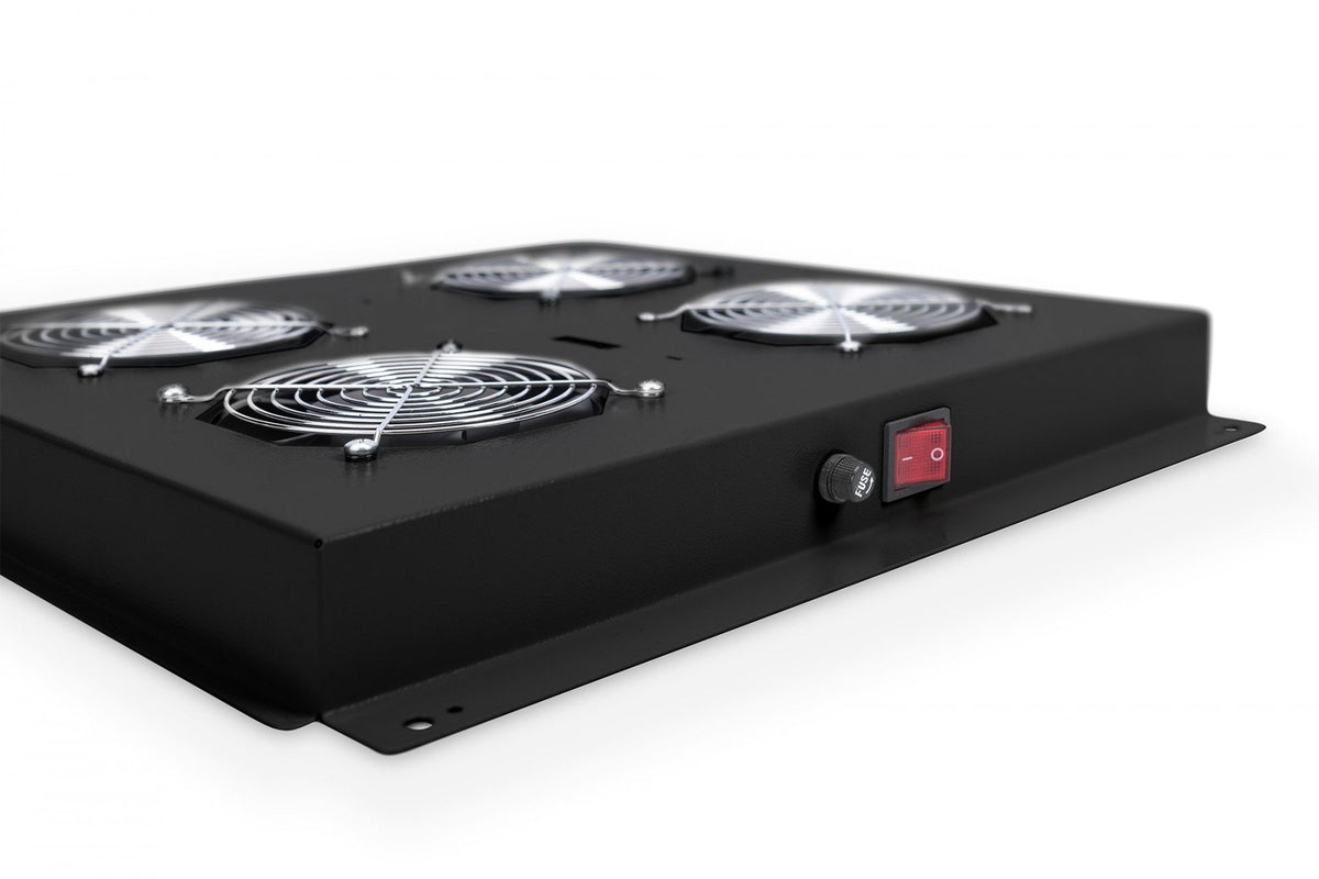 Digitus Unité de ventilation de toit pour armoires réseau de série Unique, armoires réseau et armoires serveur Dynamic Basic