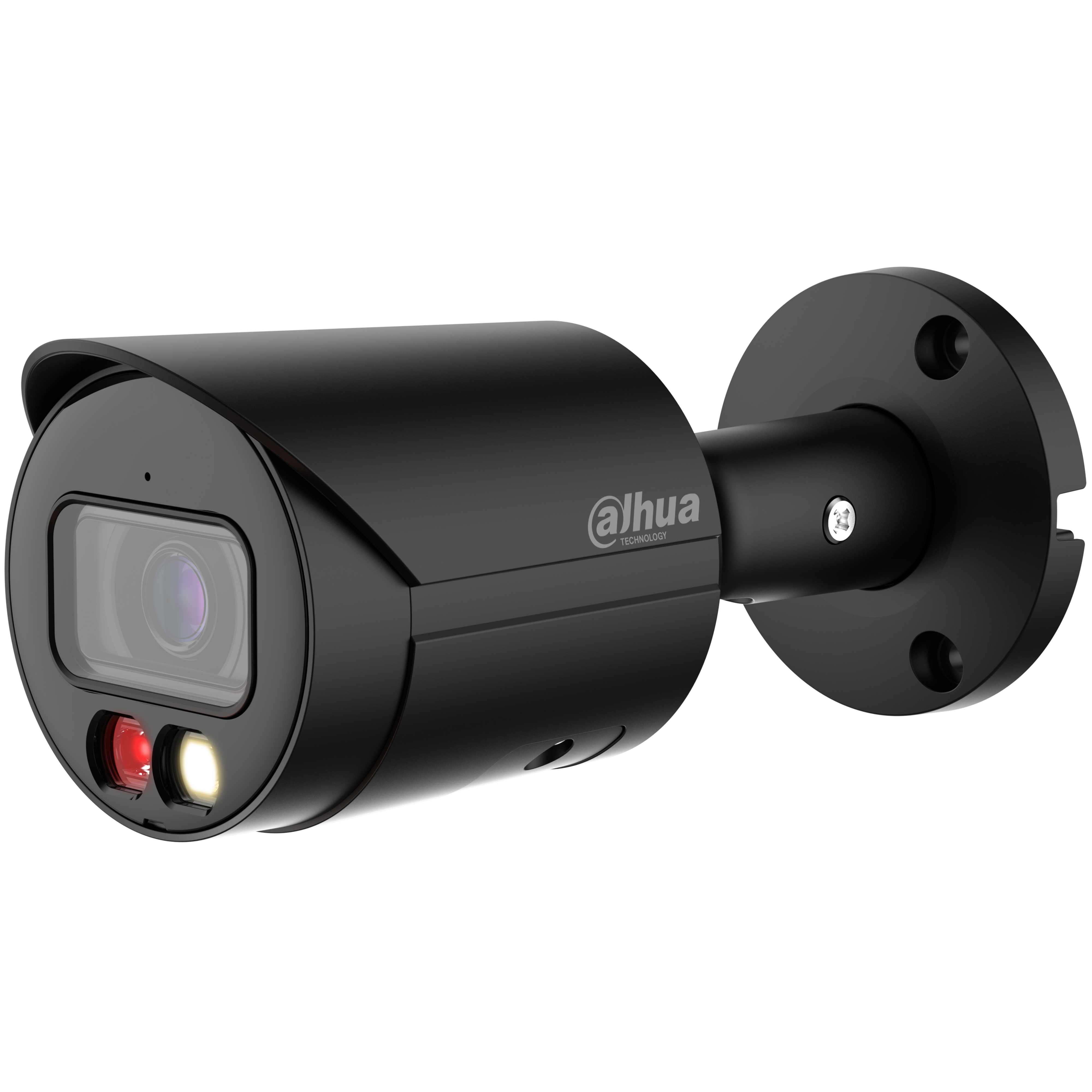 Dahua IPC-HFW2849S-S-IL-0280B-BLACK Caméra Réseau Bullet WizSense a Focale Fixe 8MP Lumiere Double Intelligente, noire