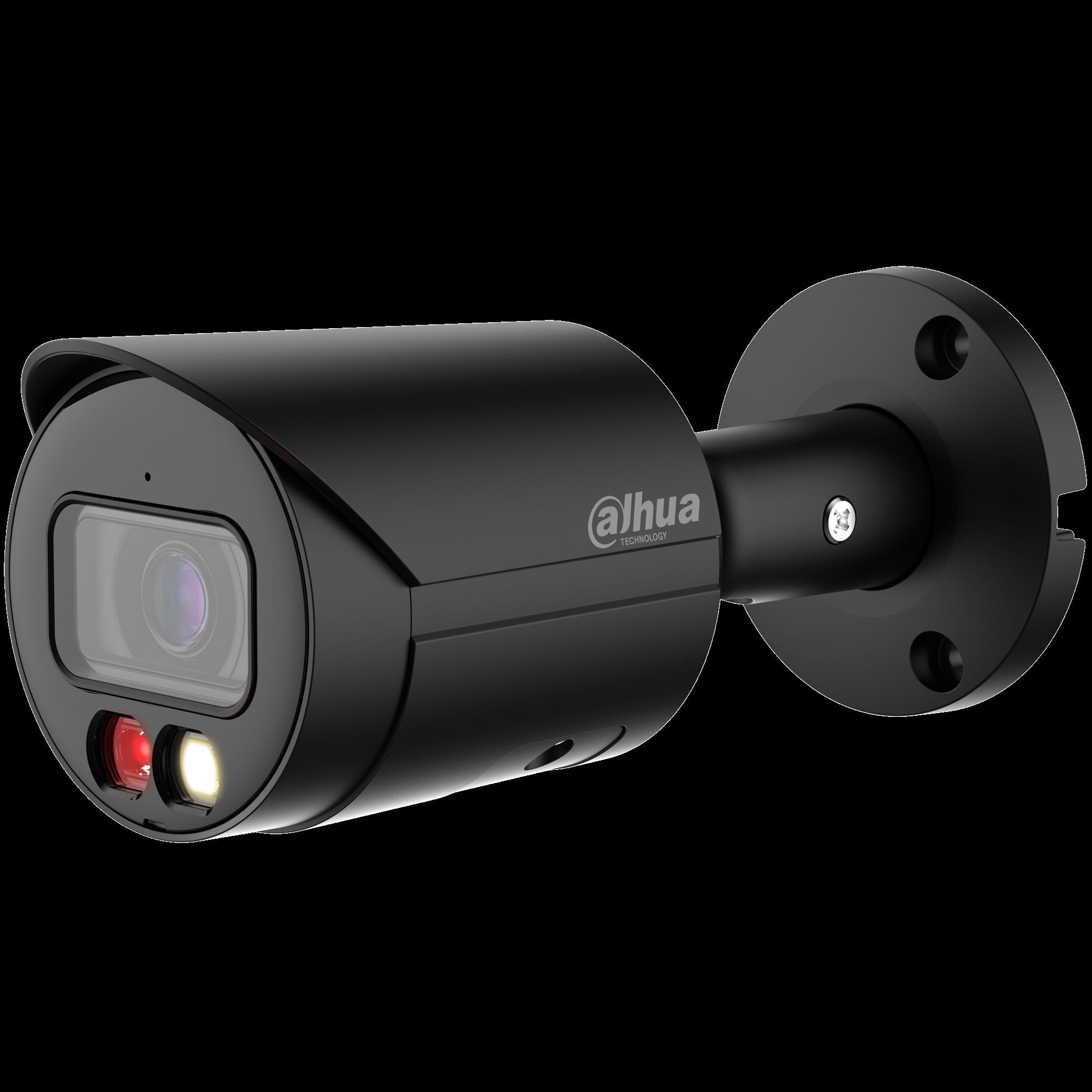 Dahua IPC-HFW2849S-S-IL-0280B-BLACK Caméra Réseau Bullet WizSense a Focale Fixe 8MP Lumiere Double Intelligente, noire