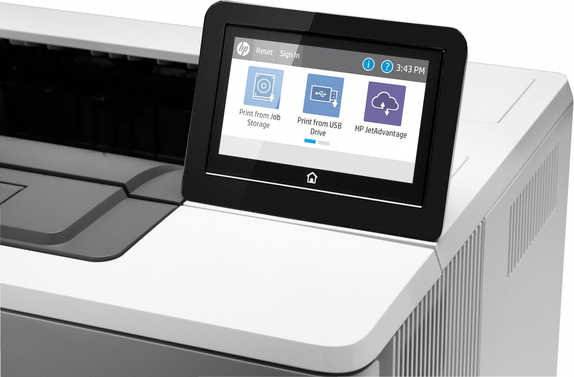 HP LaserJet Enterprise M507x Printer Mono Duplex laser A4 1200x1200dpi 43ppm 1200sheets USB LAN Wi-Fi Bluetooth LE