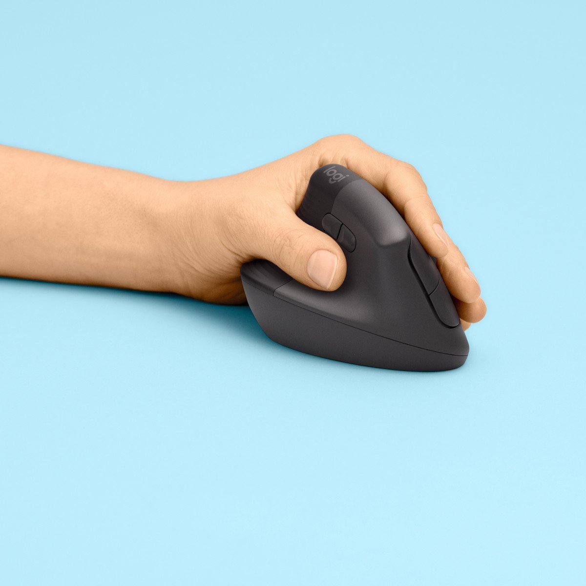 LOGITECH Lift Vertical Ergonomic Mouse Vertical mouse ergonomic left-handed optical 6 buttons wireless Bluetooth 2.4 GHz