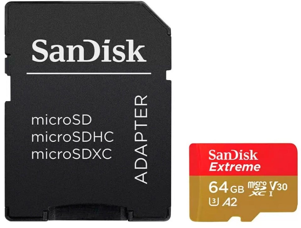 Extreme PLUS microSDXC 64GB+SD 200MB/s
