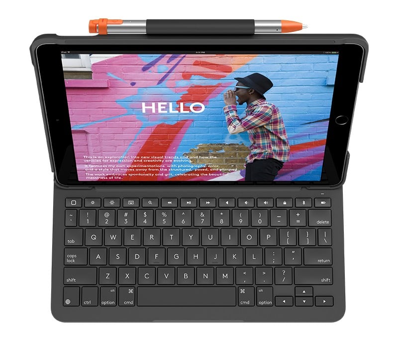 Logitech 920-009480 clavier pour tablette QWERTY Anglais britannique Bluetooth Graphite