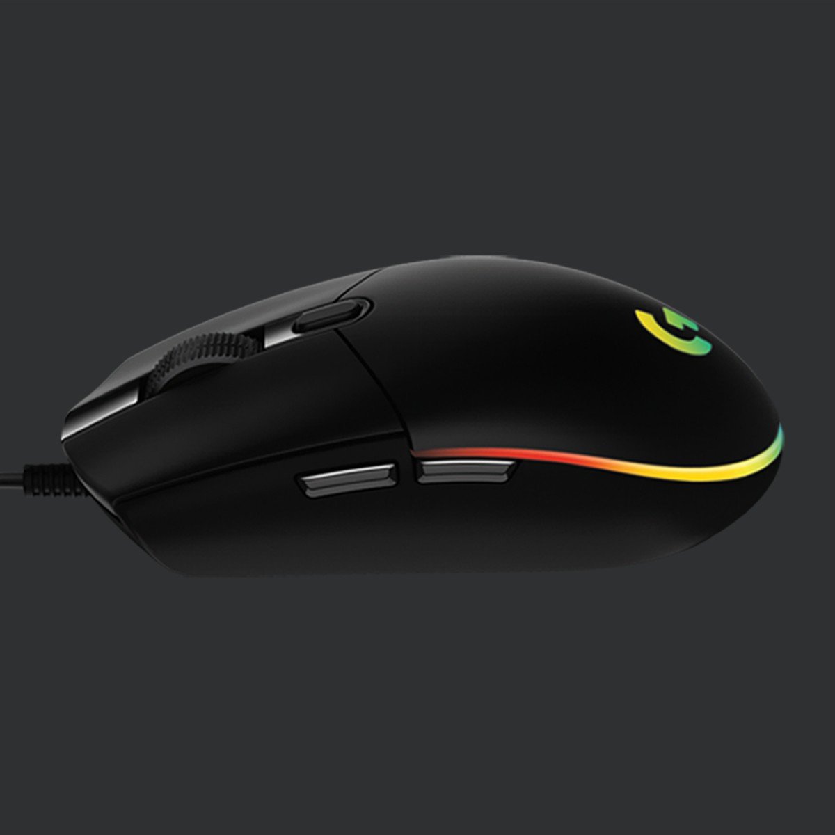 LOGITECH Gaming Mouse G203 LIGHTSYNC Mouse optical 6 buttons wired USB black
