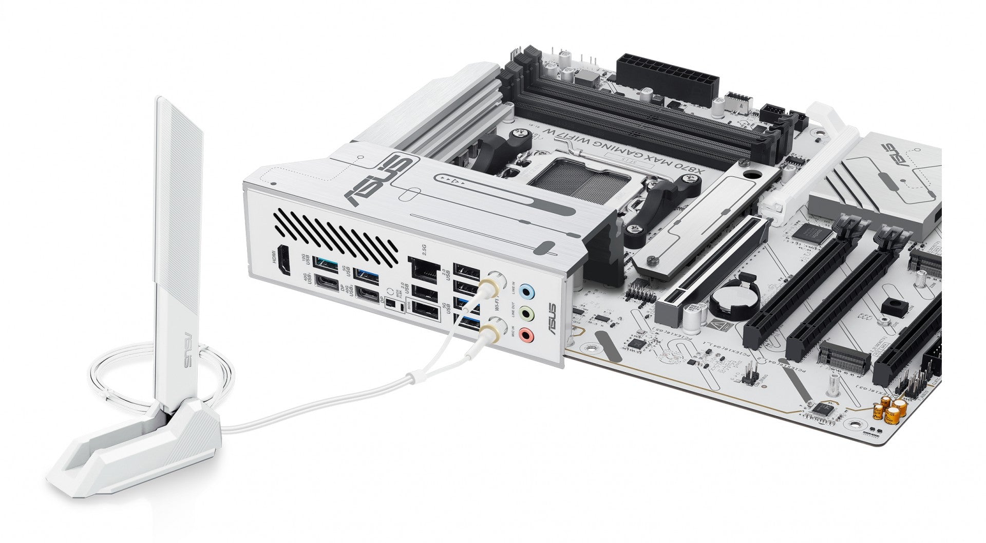 ASUS X870 MAX GAMING WIFI7 W AM5 MB 4xDDR5