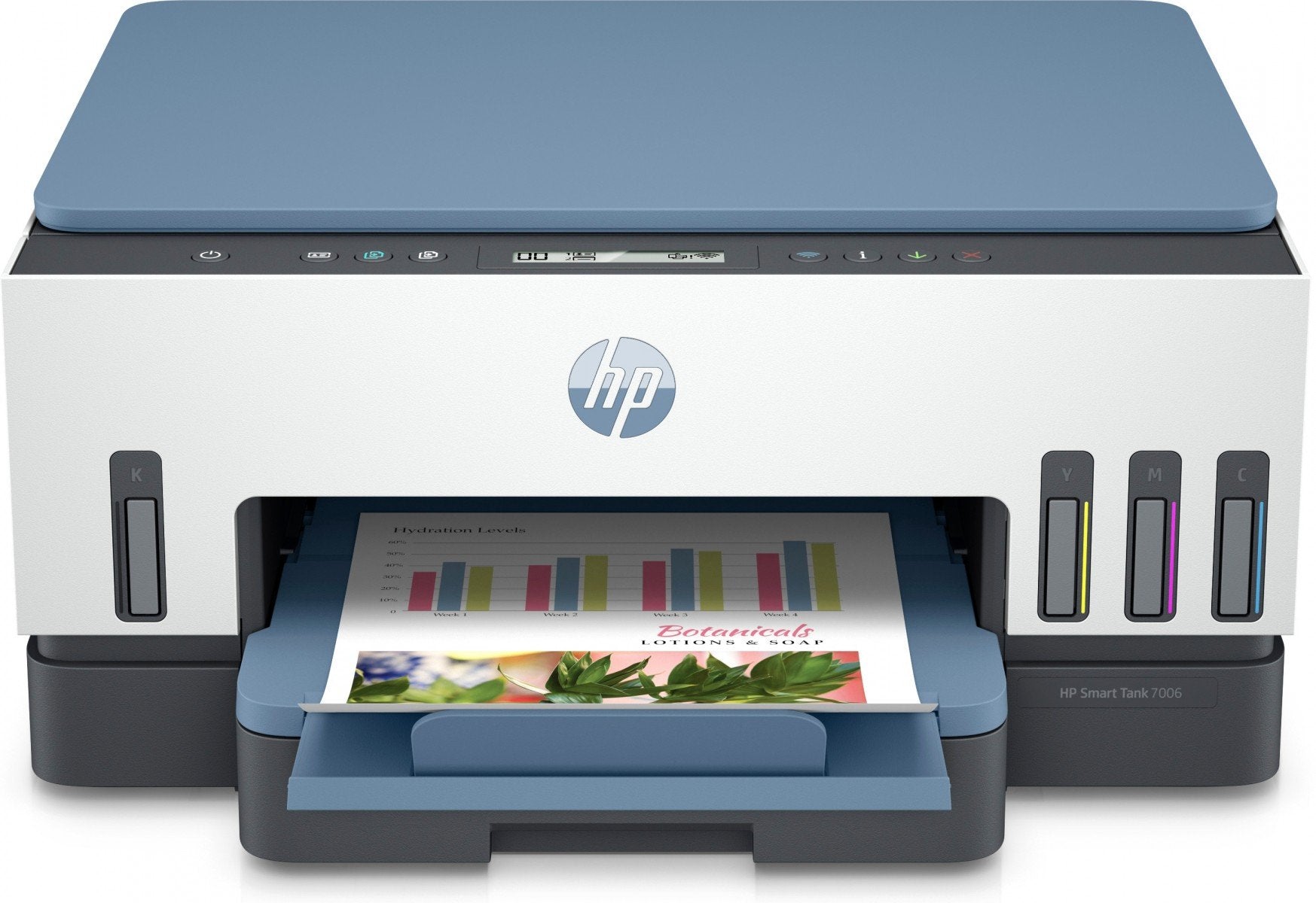 HP Smart Tank 7006 All-in-One MFP colour inkjet refillable 216x297mm A4 13ppm Copy 15ppm Print 250sheets USB Wi-Fi Bluetooth