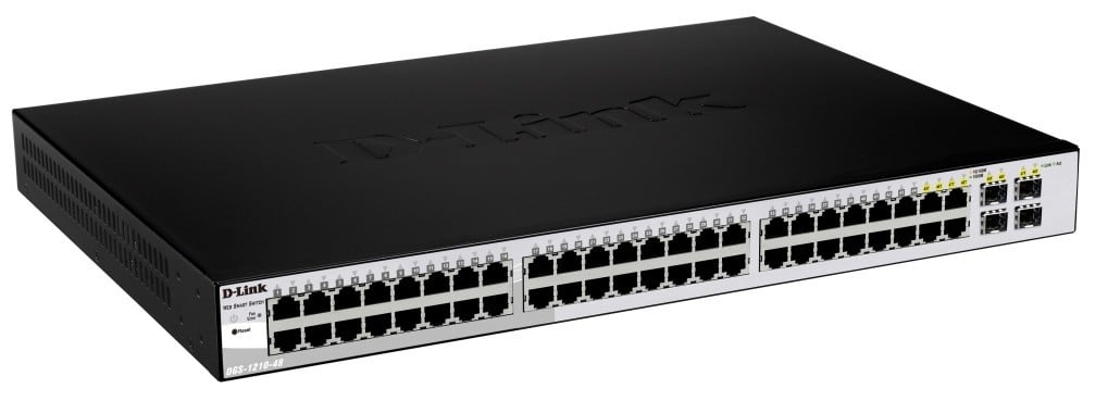 D-LINK 48-Port Layer2 Smart Managed Gigabit Switch dlink green 3.0 44x 10/100/1000Mbit/s TP RJ-45 Port4x Combo 10/100/1000Mbit/s