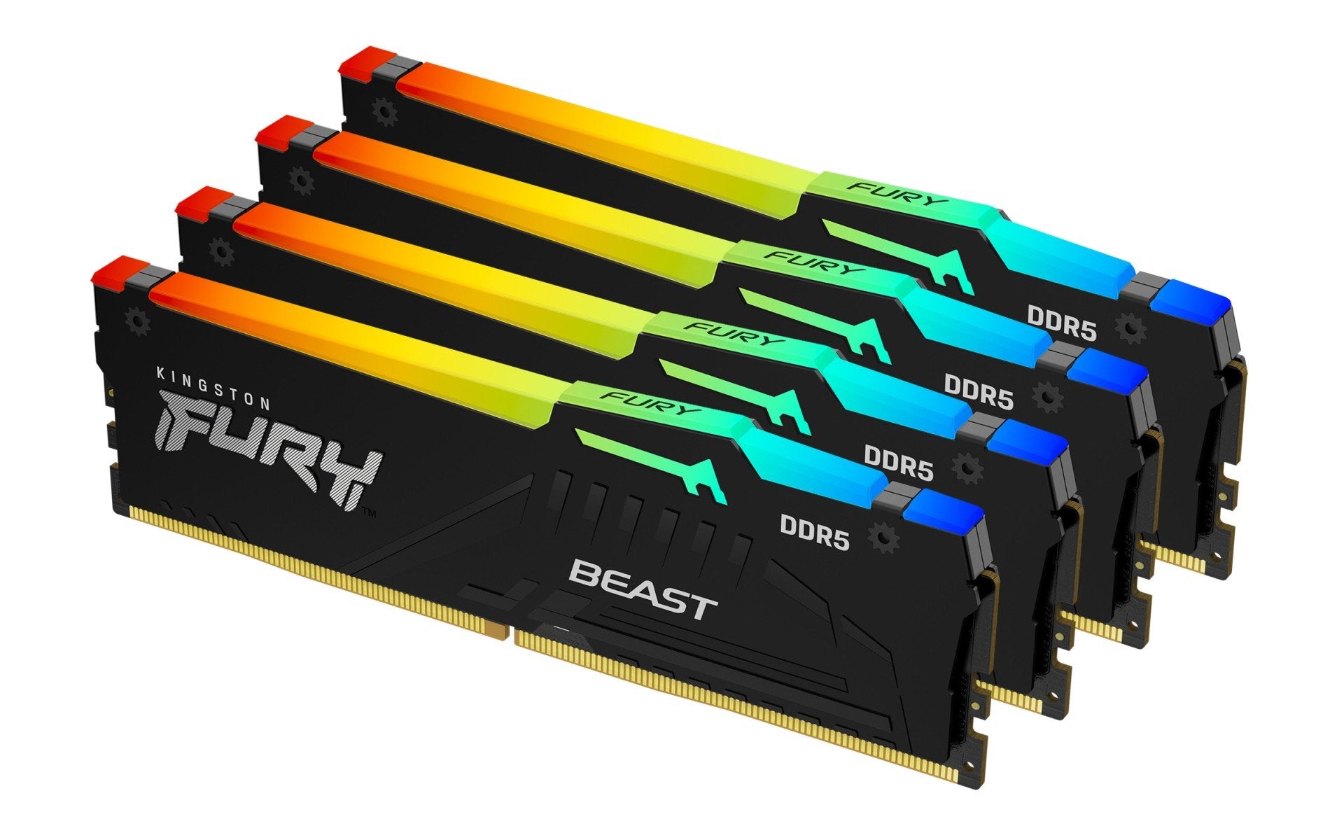 KINGSTON FURY Beast 128Go 5200MT/s DDR5 CL40 DIMM Kit of 4 RGB XMP