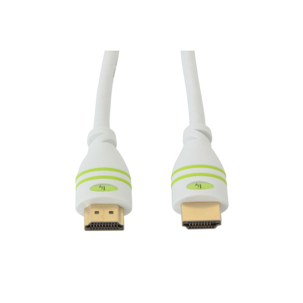 Techly ICOC HDMI-4-100WH Câble HDMI vers HDMI 1.4 M/M 10m Blanc