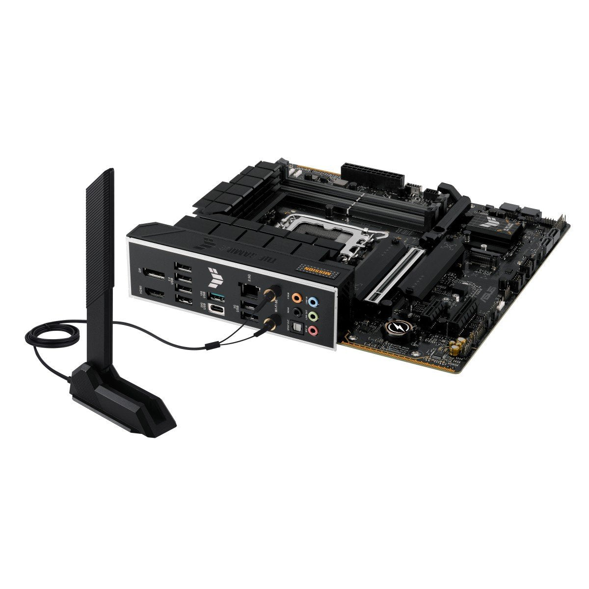 ASUS TUF GAMING B760M-PLUS WIFI II LGA 1700 4xDDR5 microATX 4xSATA MB 1xHDMI 1xDP 3xM.2