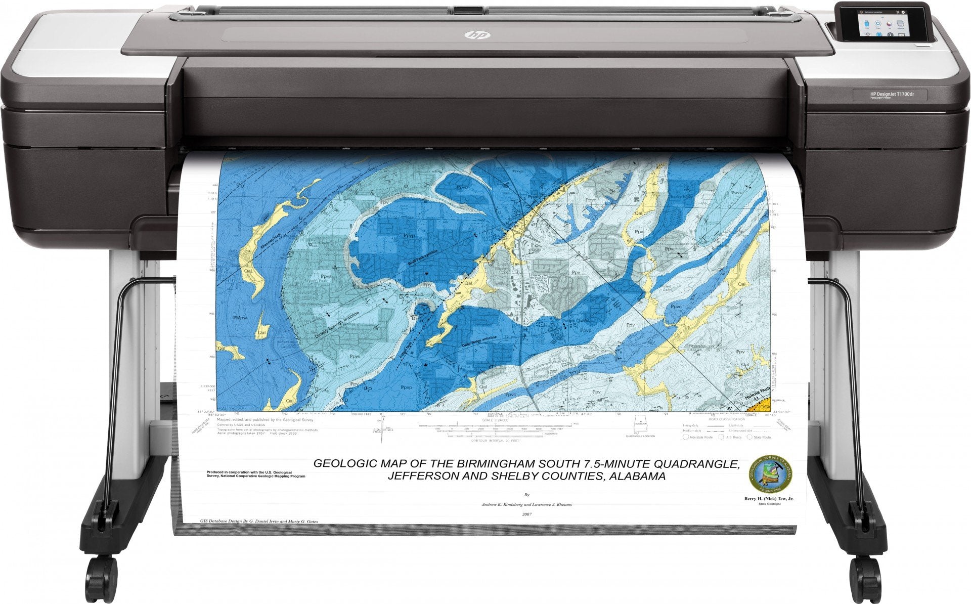 HP DesignJet T1700dr Postscript Printer