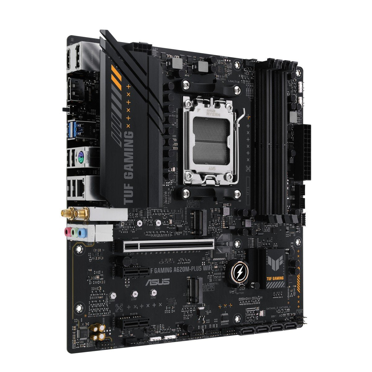 ASUS TUF GAMING A620M-PLUS WIFI AMD A620 Emplacement AM5 micro ATX