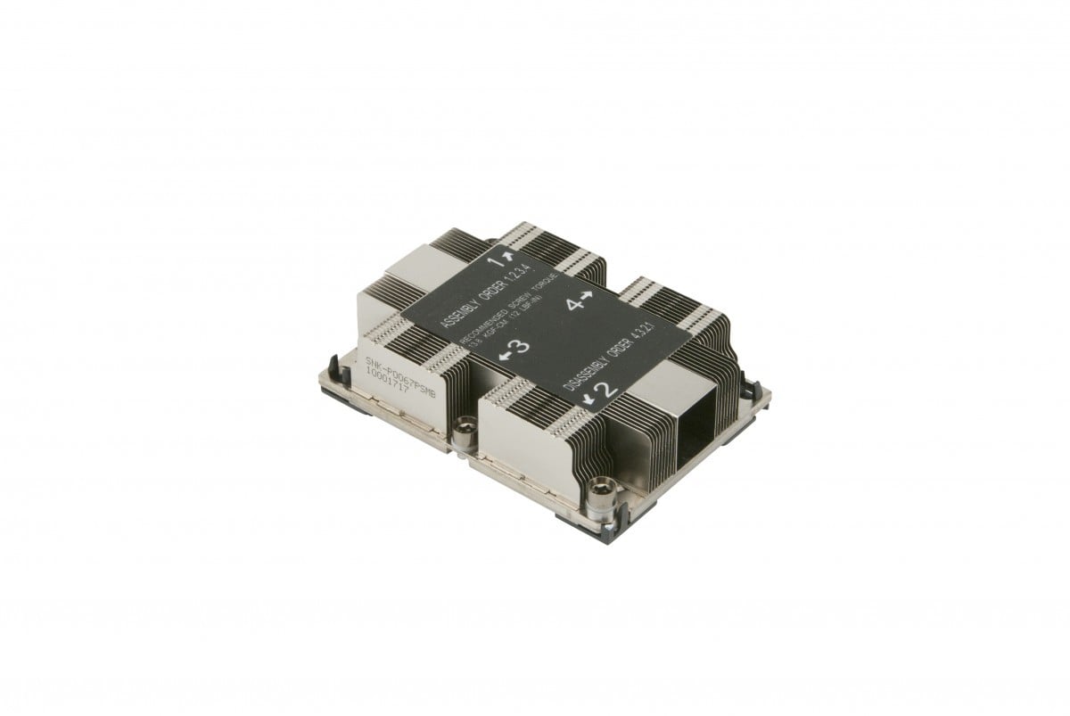 Supermicro SNK-P0067PSMB systeme de refroidissement d’ordinateur Processeur Dissipateur thermique/Radiateur