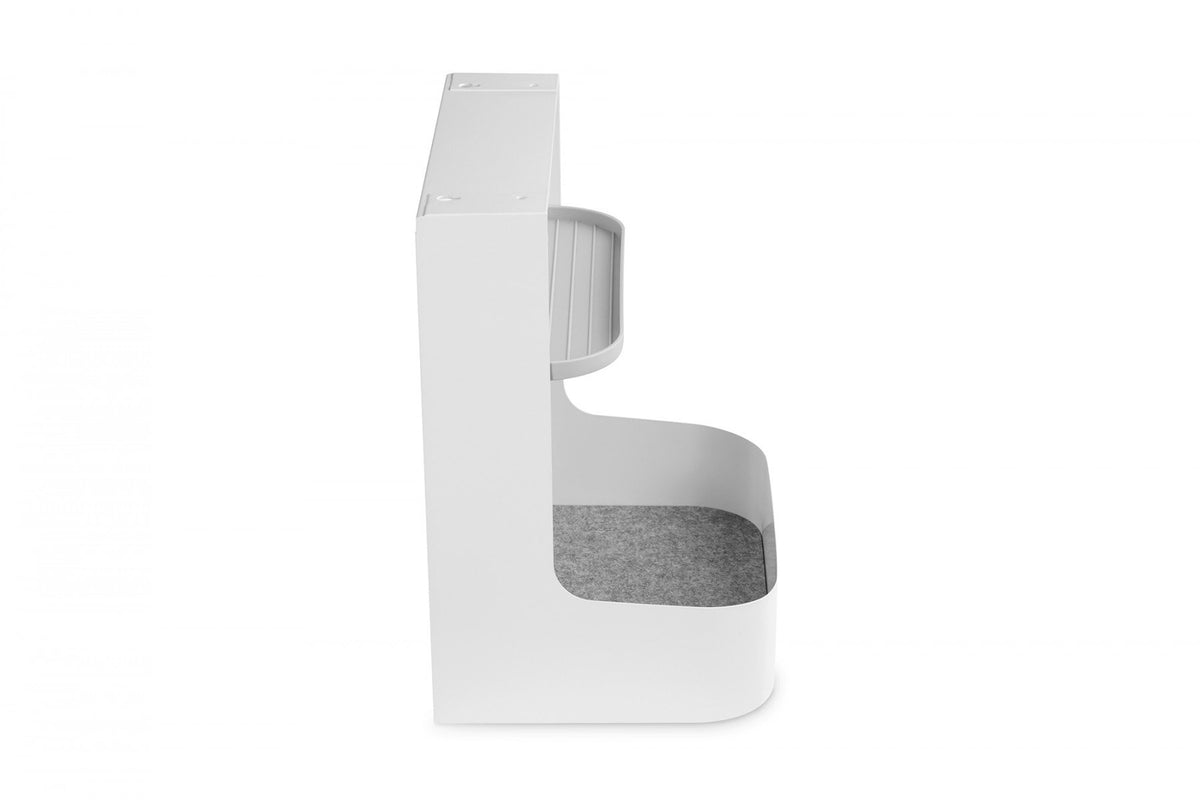 Digitus DA-90444 bac de rangement de bureau Plastique, Acier Blanc