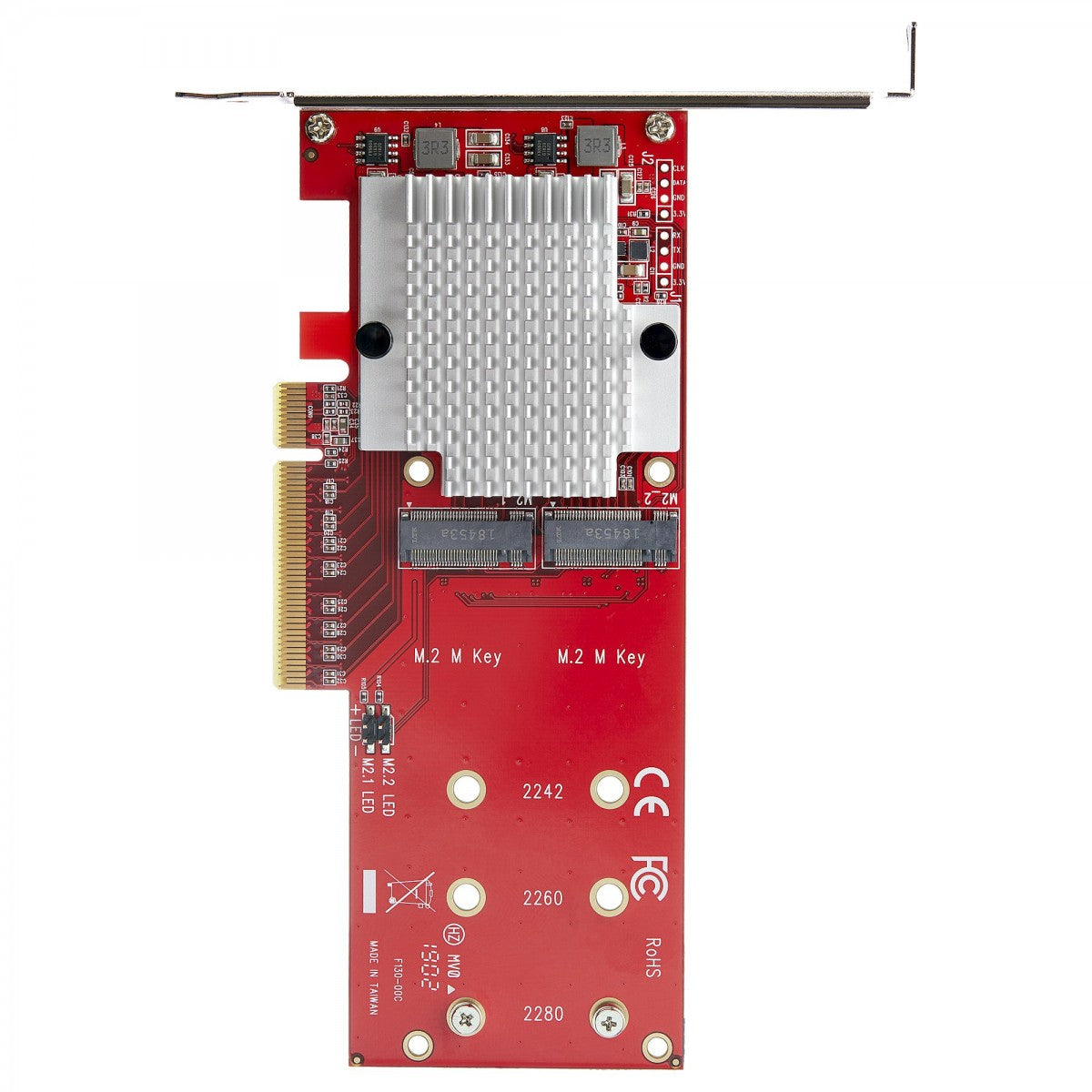 Dual M.2 PCIe SSD Adapter - x8 PCIe 3.0
