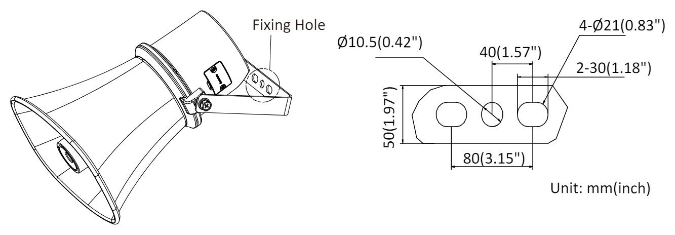 Hikvision DS-QAZ1307G1T-E(C) Haut-parleur a cornet réseau