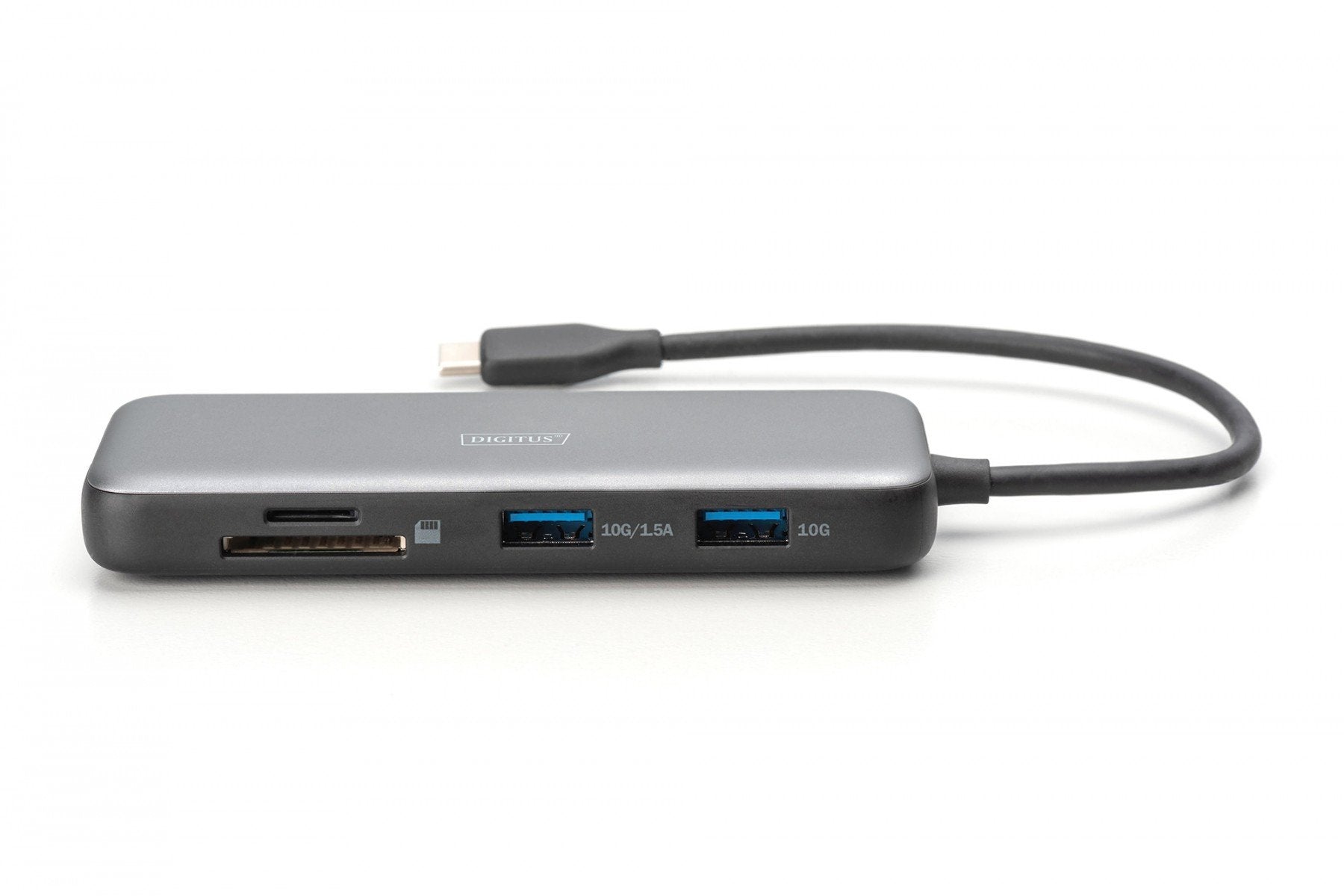 Station d'accueil USB-C 8 ports, max. 4K/60Hz avec HDR, HDMI, max. 2 moniteurs MST, USB-A 3.2 Gen2, Ethernet Gigabit, SD/Micro SD, PD 100W