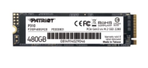 Patriot Memory P310 480 Go M.2 PCI Express 3.0 NVMe