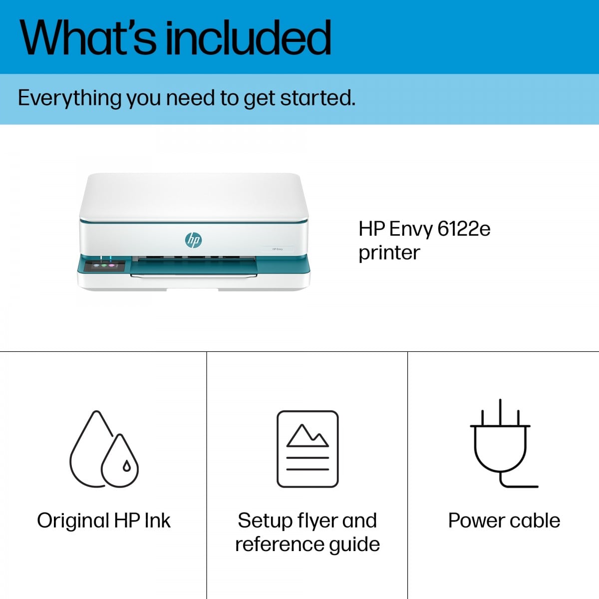 HP Envy 6122e A4 1200 x 1200 DPI 10ppm Wi-Fi AirPrint