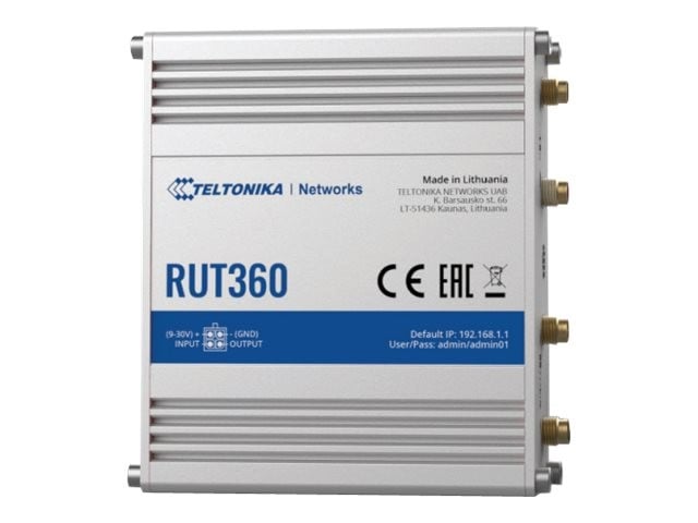 Teltonika RUT360 Routeur de réseau cellulaire