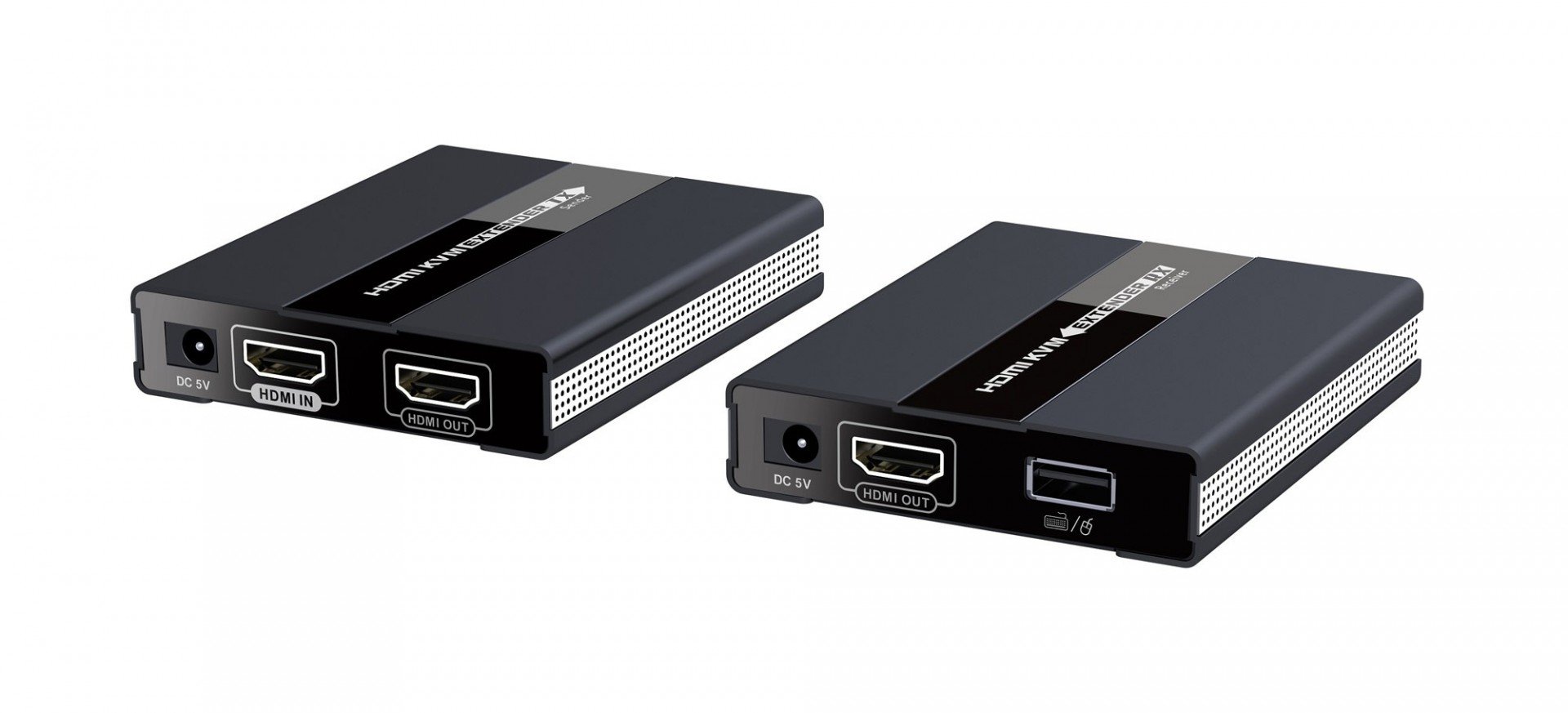 Techly IDATA HDMI-KVM60 Extenseur KVM HDMI/USB 1080p60Hz jusqu'a 60m sur Cat6 PoC