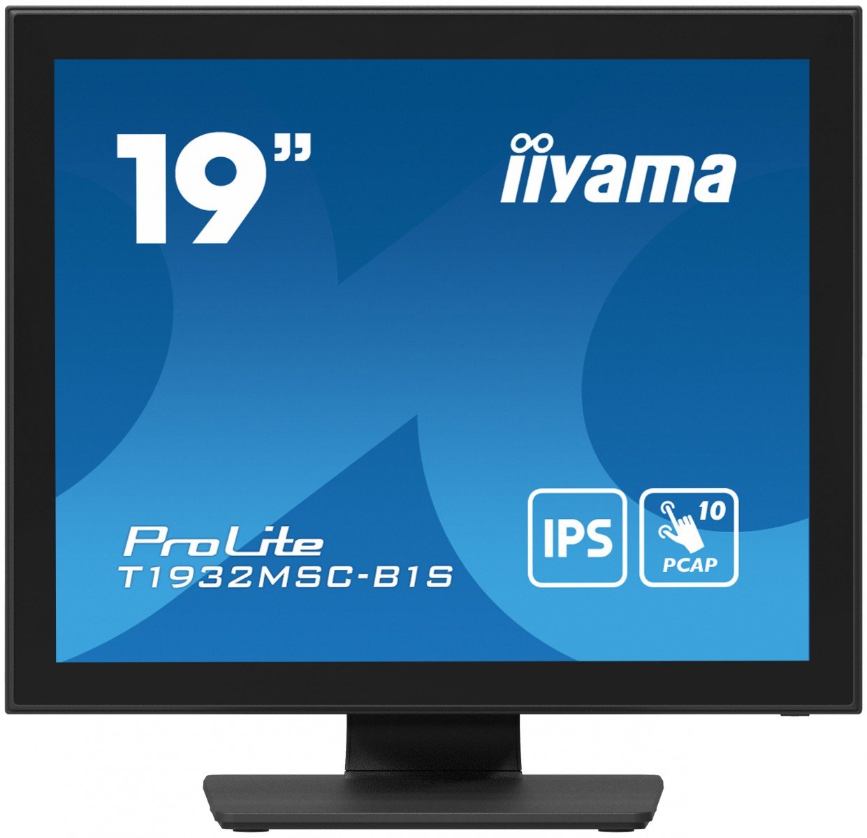 19" PCAP Bezel Free Front 10P Touch IPS