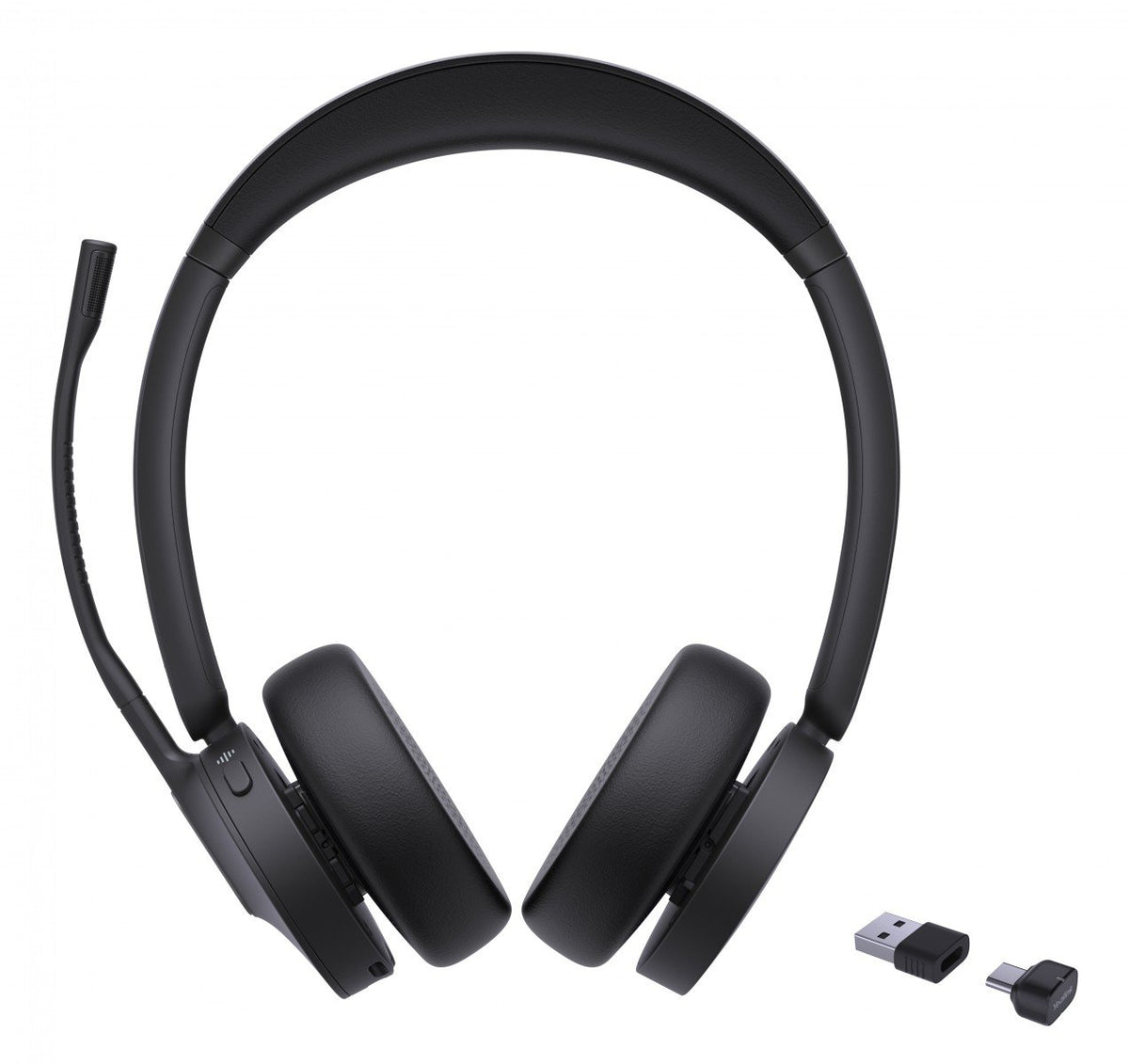Yealink BH70 Dual UC Sans fil Arceau Bureau/Centre d'appels USB Type-C / USB Type-A Bluetooth Noir