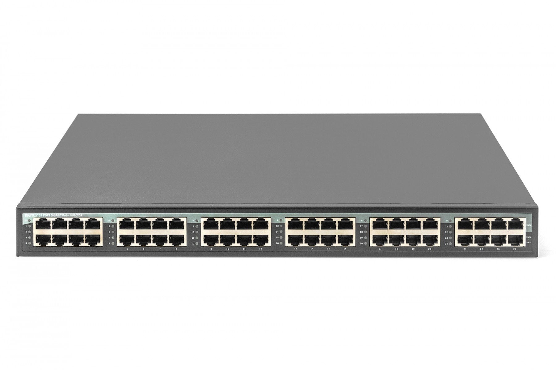 Digitus DN-95117 commutateur réseau Gigabit Ethernet (10/100/1000) Connexion Ethernet, supportant l'alimentation via ce port (PoE) 1U Gris