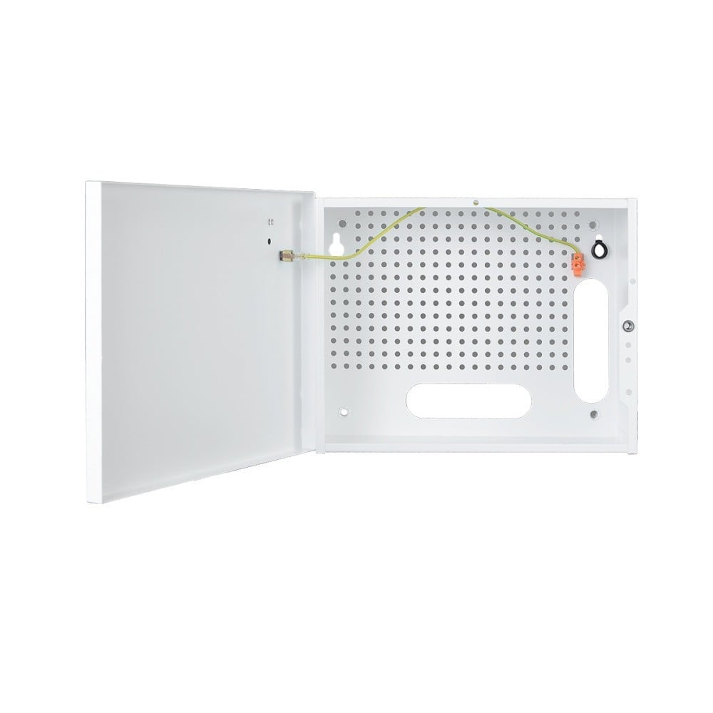 BCS BCS-E Enceinte en Acier Interne 250x200x85mm avec Antivol, Blanc