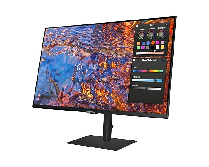 SAMSUNG LS32B800PXPXEN 32p 16:9 3840x2160 IPS 5ms HDR400 HAS/Swivel/Pivot/Tilt HDMI/DP/USB-C 90W/LAN USB3 Hub VESA 100