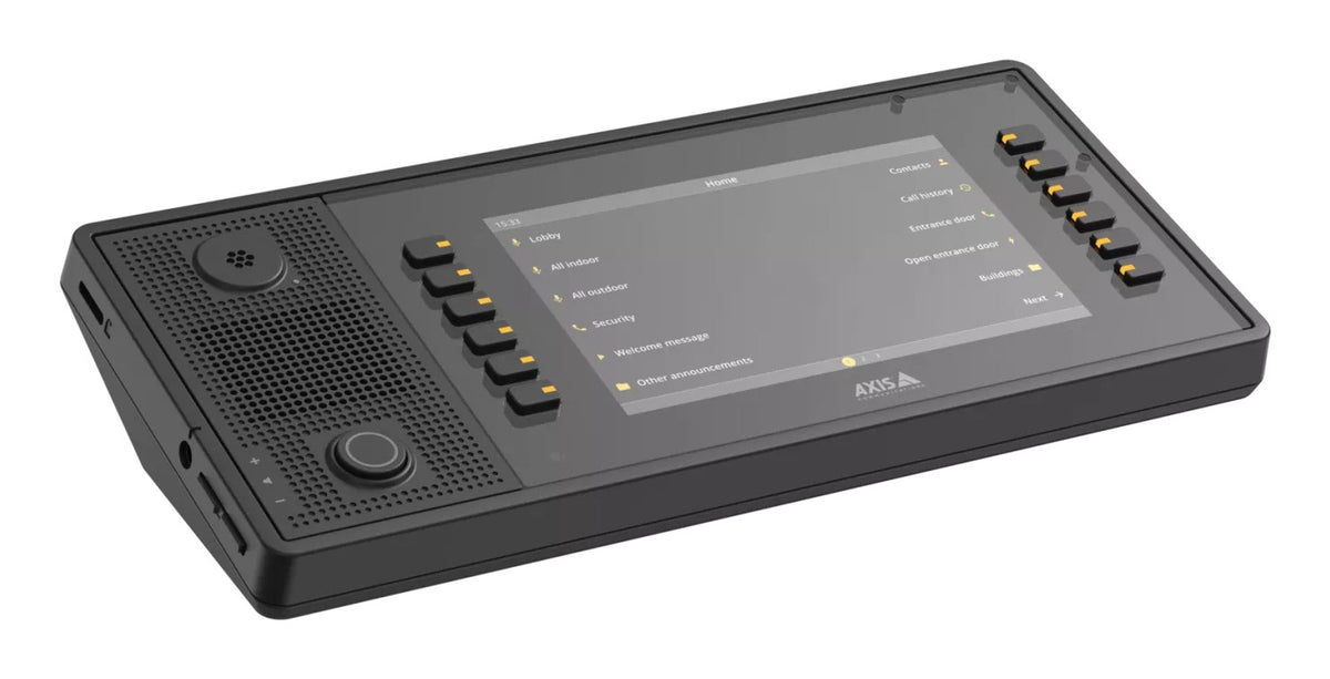 "AXIS C6110 systeme de vidéophone 17,8 cm (7"") Noir"