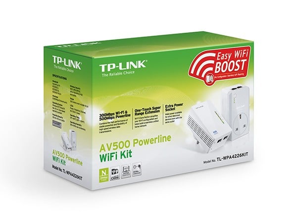 TP-Link TL-WPA4226 KIT Adaptateur réseau CPL 600 Mbit/s Ethernet/LAN Wifi Blanc 2 piece(s)