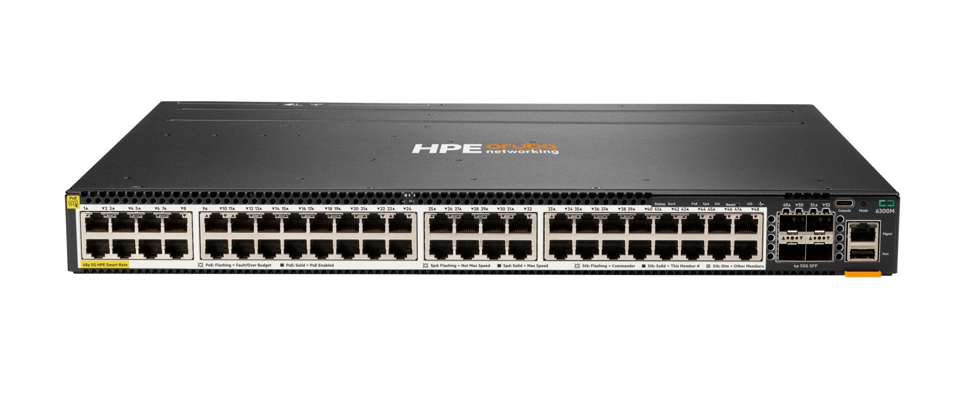 HPE Aruba 6300M 48SR5 CL6 PoE 4SFP56 Swc