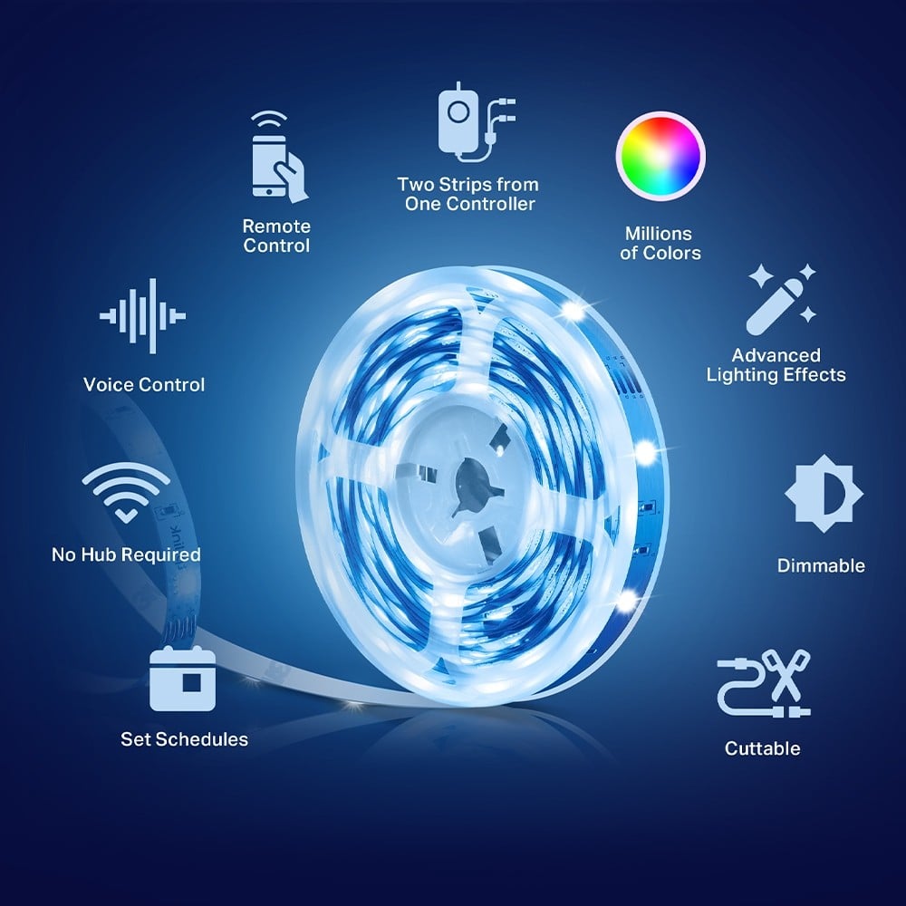 TP-LINK Smart Light Strip Multicolor SPEC 2.4GHz Wi-Fi