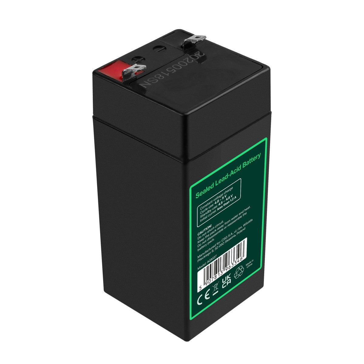 Green Cell AGM37 batterie rechargeable Sealed Lead Acid (VRLA) 4000 mAh 4 V