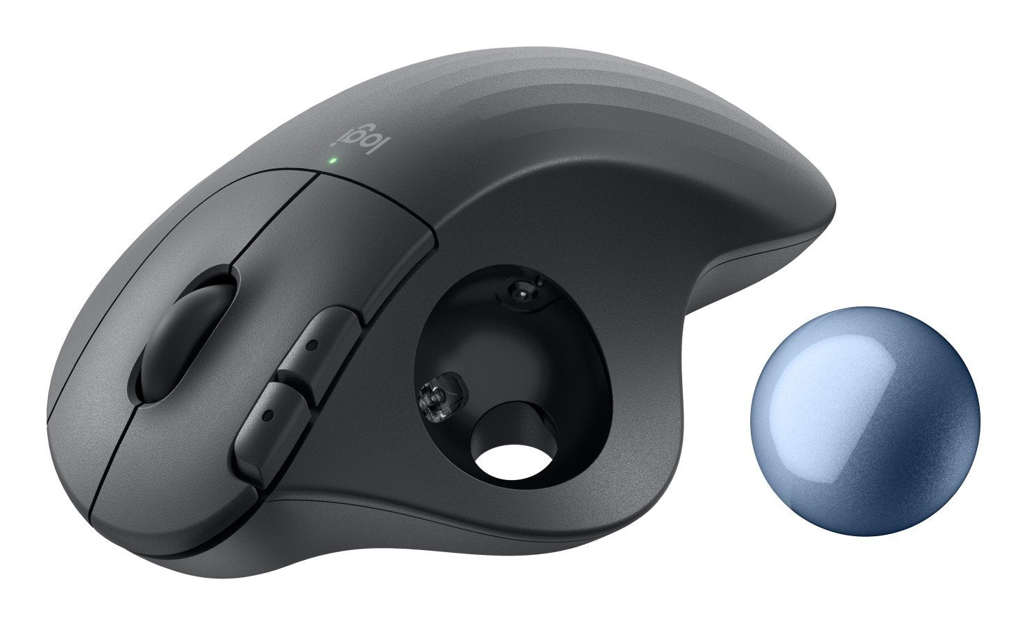 LOGITECH ERGO M575S Wireless Trackball - Graphite + Blue Ball