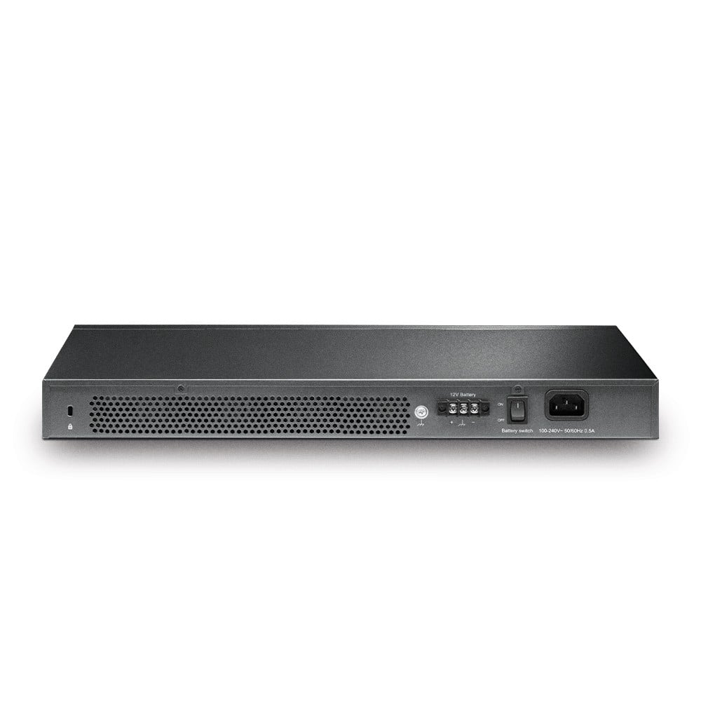 TP-Link JetStream TL-SG3428X-UPS commutateur réseau Géré L2+/L3 Gigabit Ethernet (10/100/1000) 1U Noir