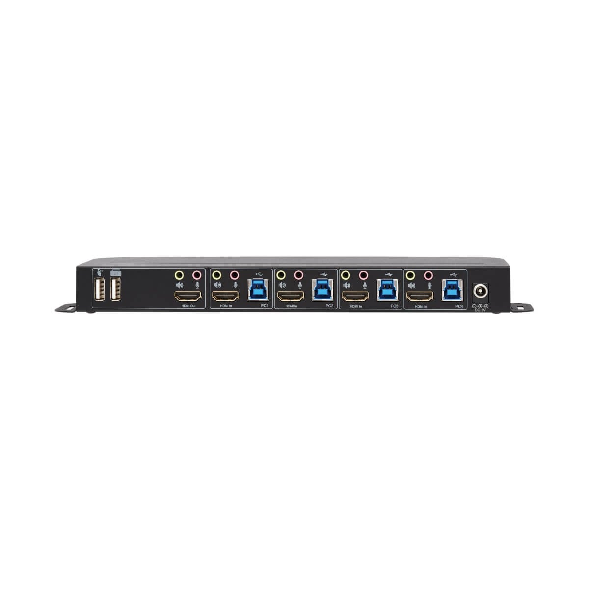 EATON TRIPPLITE HDMI USB KVM Switch 4-Port 4K 60Hz HDR HDCP 2.2 IR USB Sharing KVM/audio/USB switch 4xKVM/audio/USB