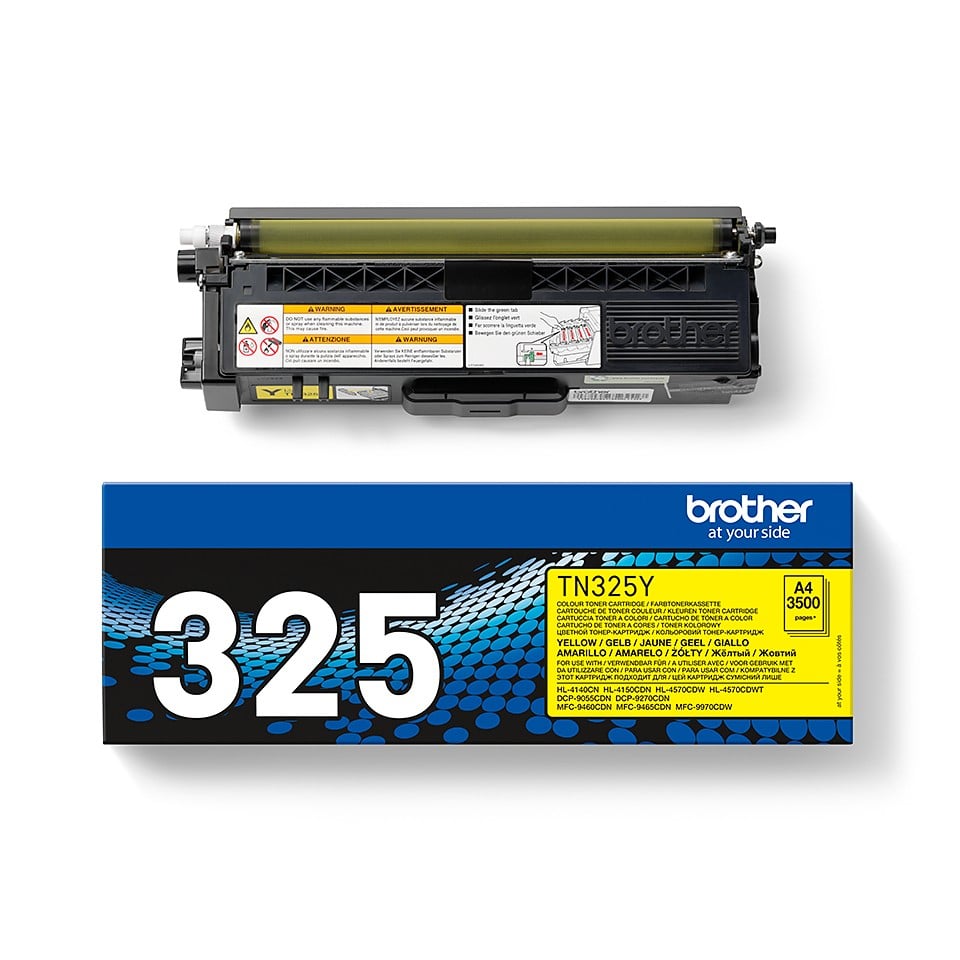 BROTHER TN-325 cartouche de toner jaune capacité standard 3.500 pages pack de 1