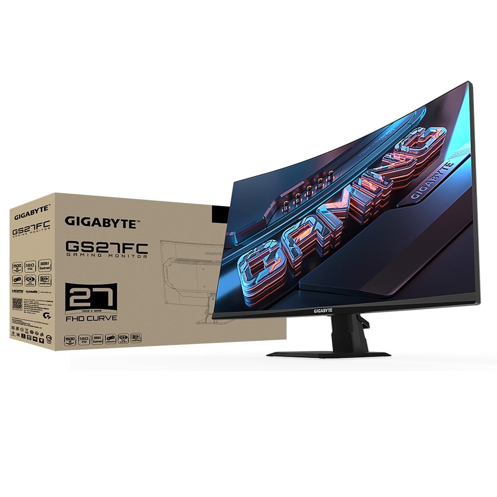 "GIGABYTE GS27FC écran plat de PC 68,6 cm (27"") 1920 x 1080 pixels Full HD LCD Noir"