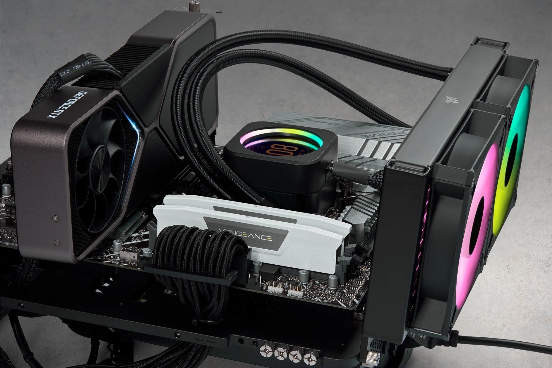 Module de mémoire Corsair Vengeance CMK32GX5M2B6000Z30W 32 Go 2 x 16 Go DDR5