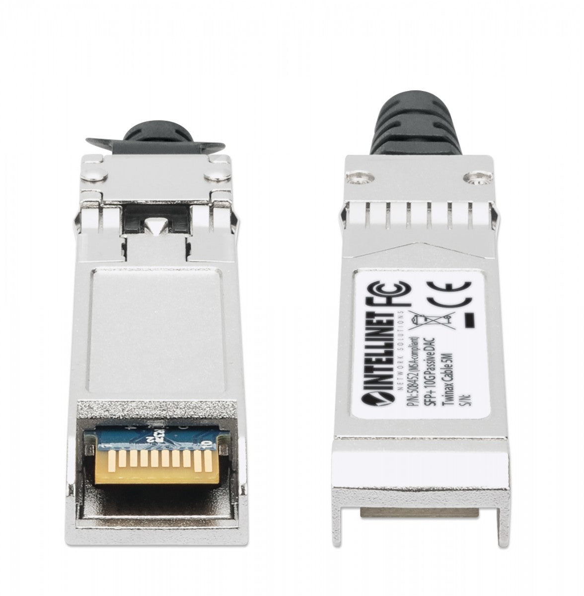 Intellinet 508452 câble InfiniBand et a fibres optiques 5 m SFP+ Argent